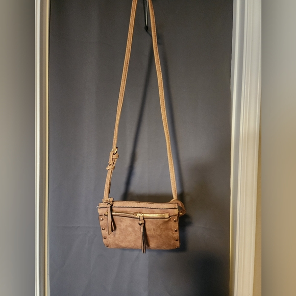 Handbags - Crossbody Bag, Brown Leather Crossbody Bag